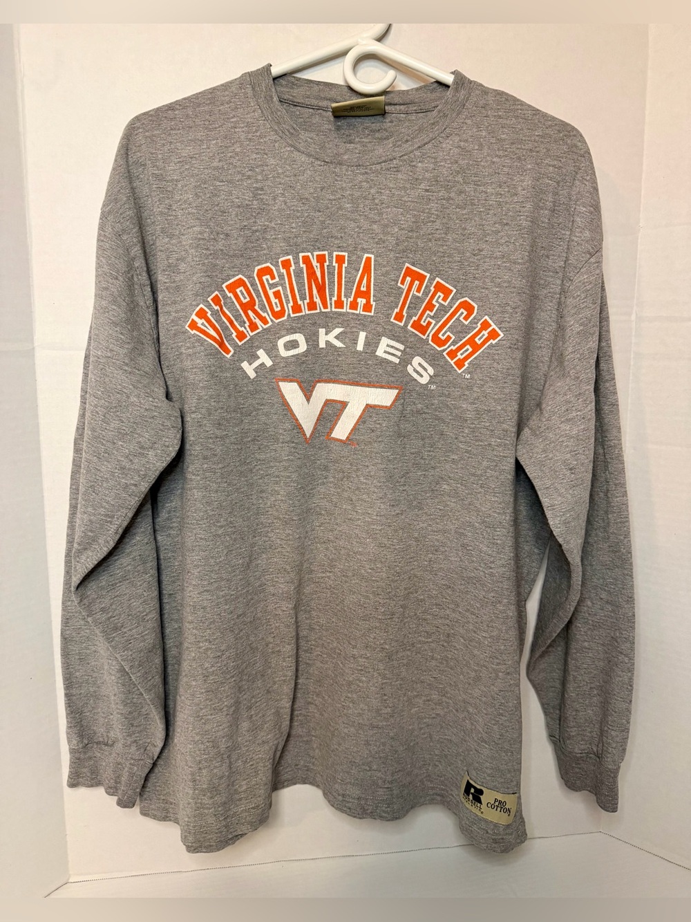Virginia Tech VT Hokies Long-Sleeve T-shirt Sz XL